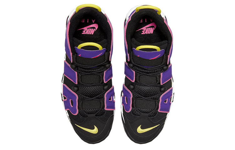Кроссовки Nike Air More Uptempo 96, черный/фиолетовый — фото 4
