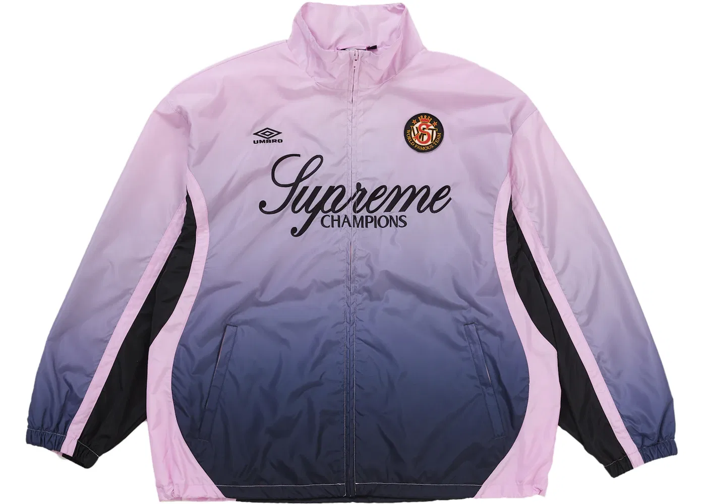 Мужская куртка-тренч с градиентом Umbro Gradient Track Jacket Supreme, Pink