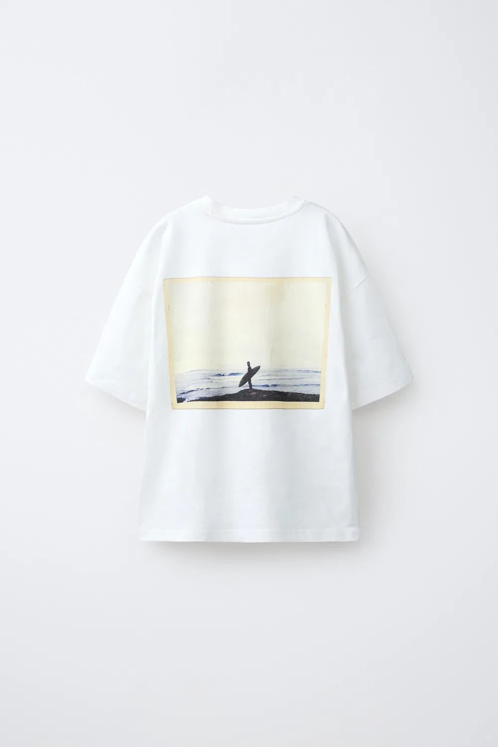 Футболка с фотографией серфинга PUKAS ZARA, White — фото 2