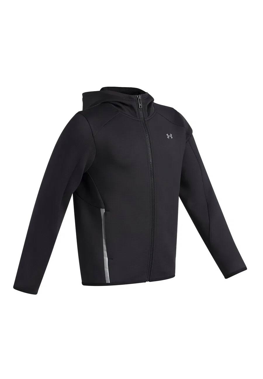 Спортивная флисовая куртка UNDER ARMOUR 'Unstoppable' черного цвета — фото 2
