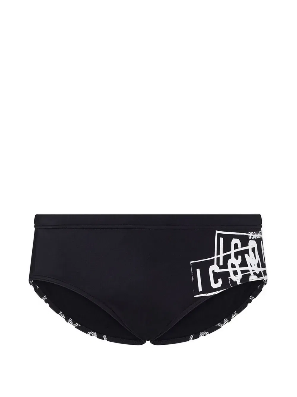 Плавки с принтом логотипа Icon Dsquared2, черный