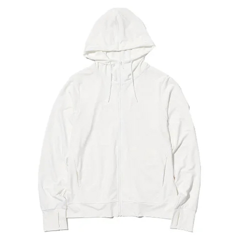 

Толстовка Uniqlo IRism Mesh UV Protection на молнии, белый