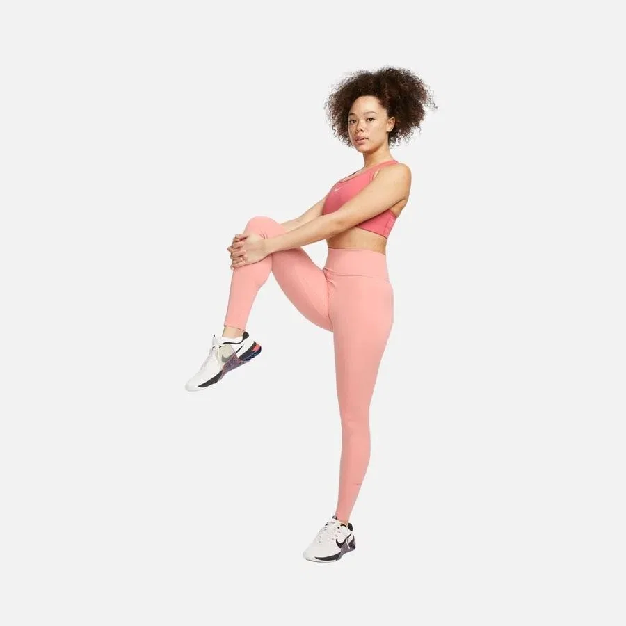 Леггинсы спортивные с высокой талией One Luxe Mid-Rise Training Pink Nike, Розовый