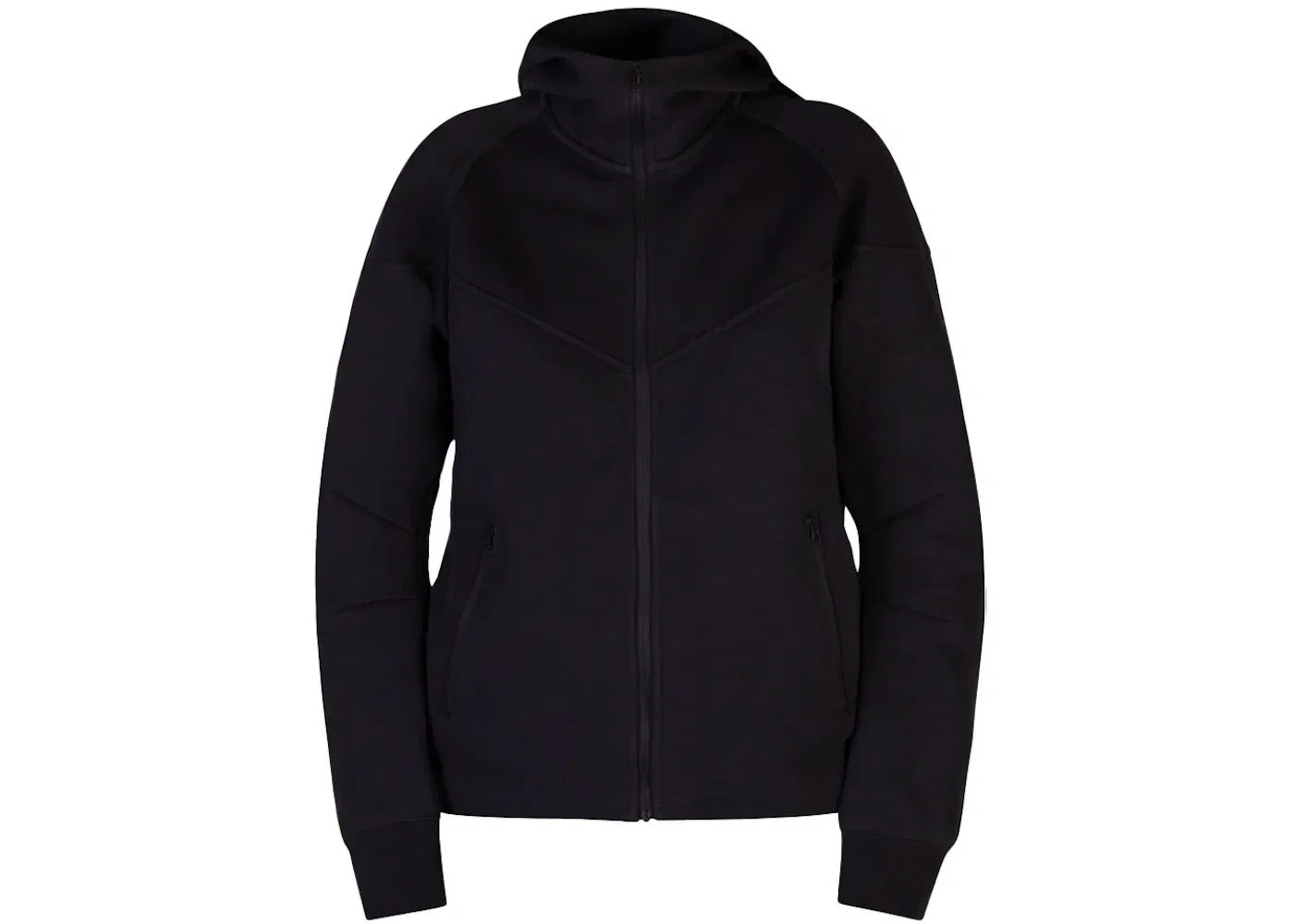 Женская худи с длинным рукавом Nike Sportswear Tech Fleece Windrunner Nike, Black/Black