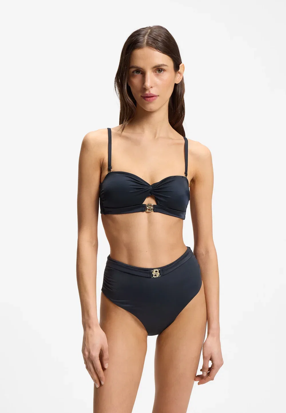 Bandeau_Double b - верх от бикини Boss, Dark Blue — фото 2