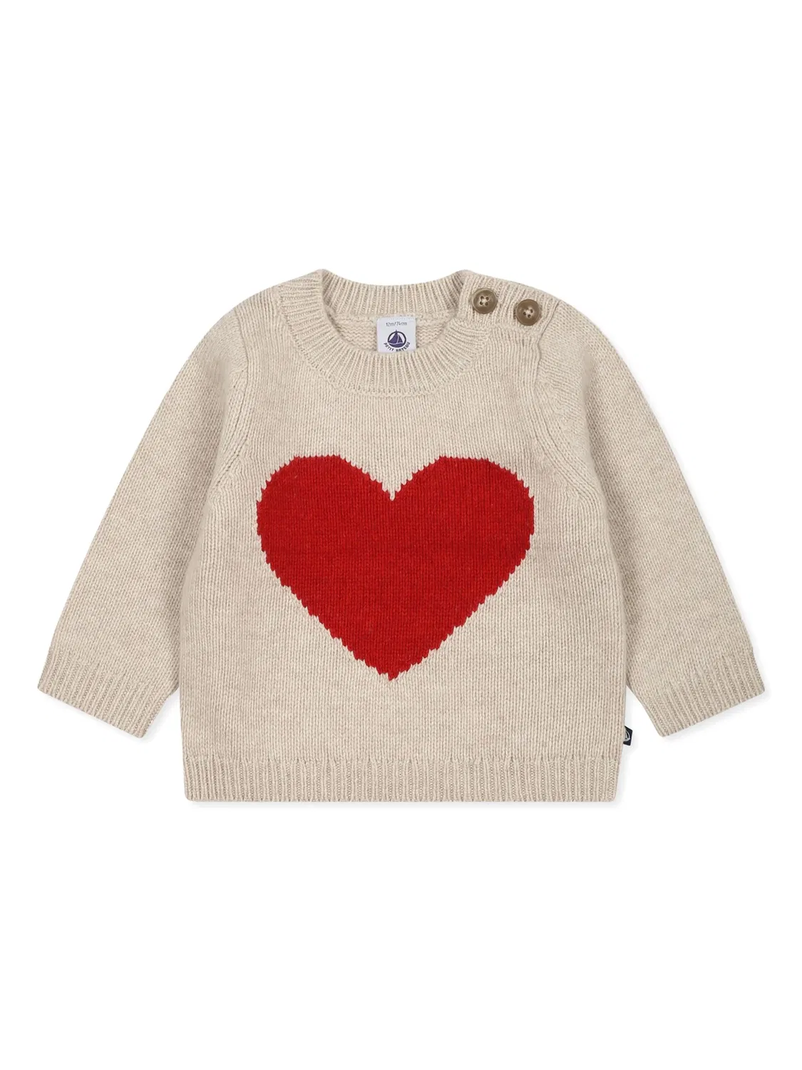 Petit Bateau Джемпер с сердечком