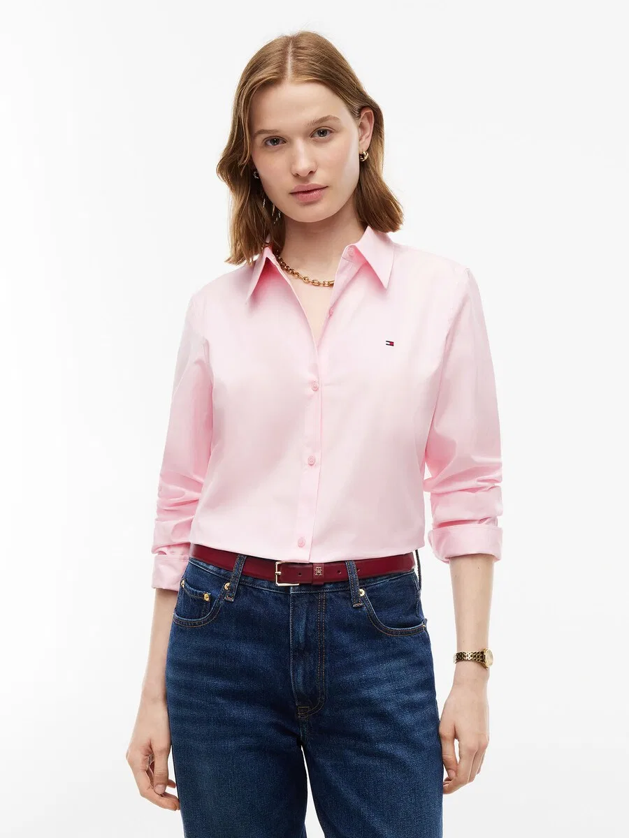Блузка TOMMY HILFIGER цвета розового — фото 2
