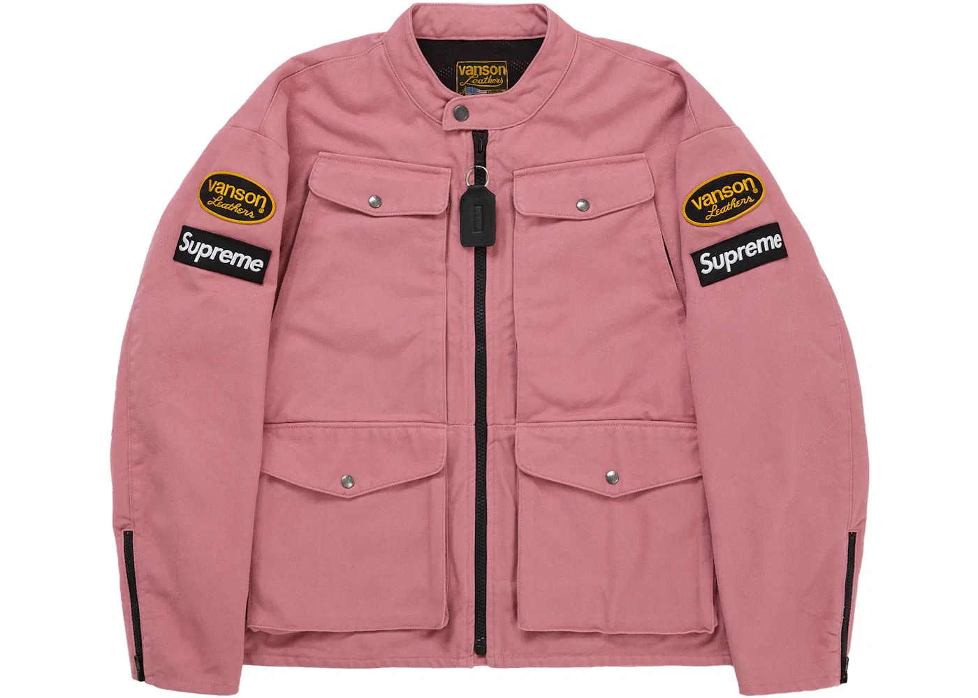 Мужская куртка из кордуры Vanson Leathers Supreme, Pink