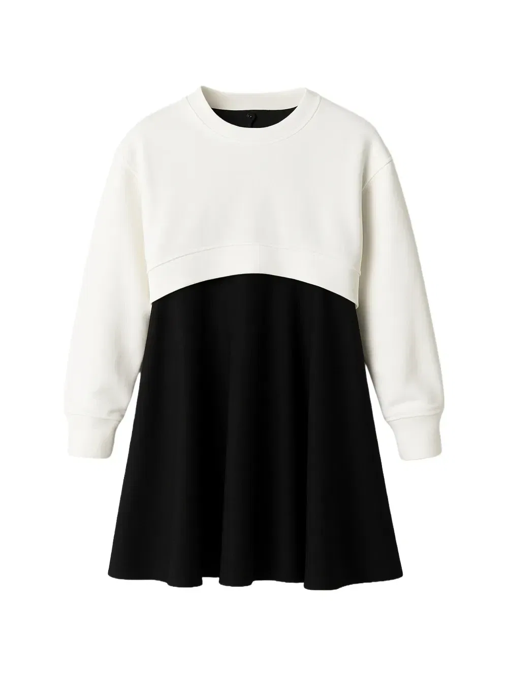 Платье-двойка с логотипом Elisabetta Franchi Kids, черный