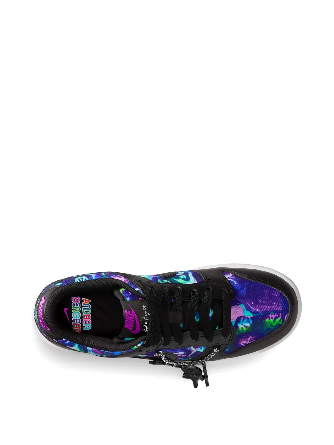 Кроссовки Dunk Low из коллаборации с Andrea Bergart Nike Kids, черный — фото 2