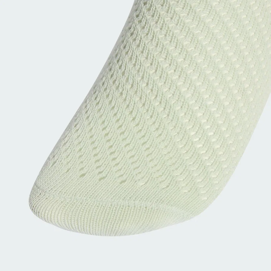 Носки спортивные с крючковым узором, 2 пары, модель Crochet Crew Socks 2 Pairs, adidas, Бело-черный