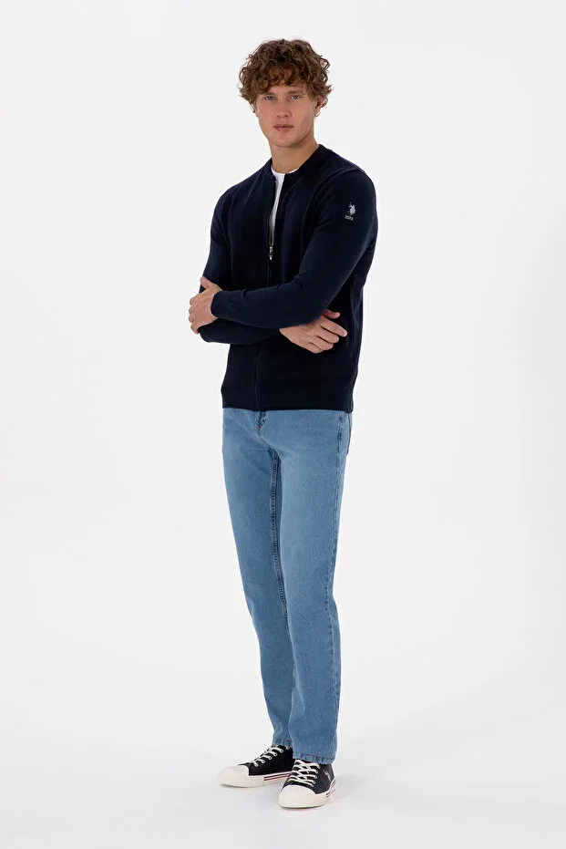 Мужской кардиган с длинным рукавом U.S. Polo Assn., Navy Blue — фото 4