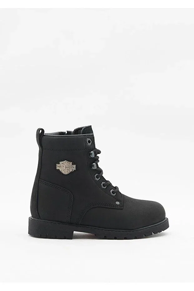 Детские ботинки для девочек с коротким каблуком Jimmy 100494 Harley Davidson, Black