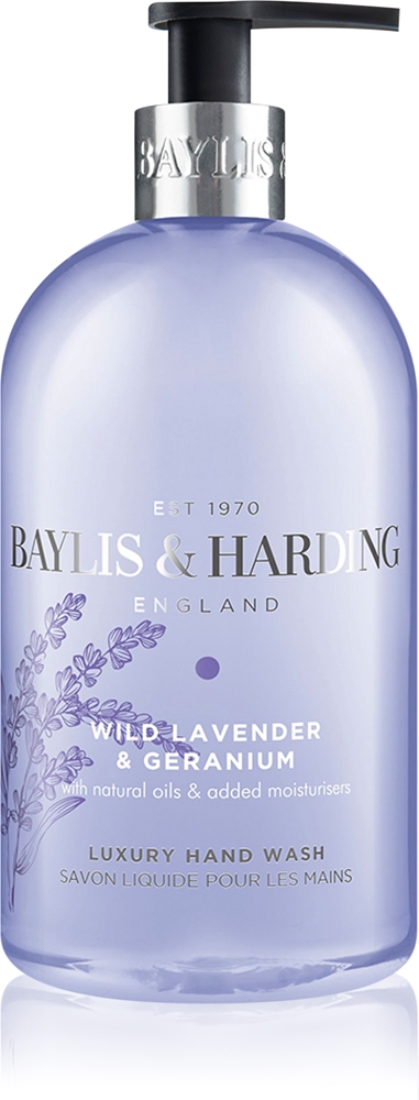 

Увлажняющее мыло для рук с дикой лавандой и геранью Baylis & Harding, 500 мл