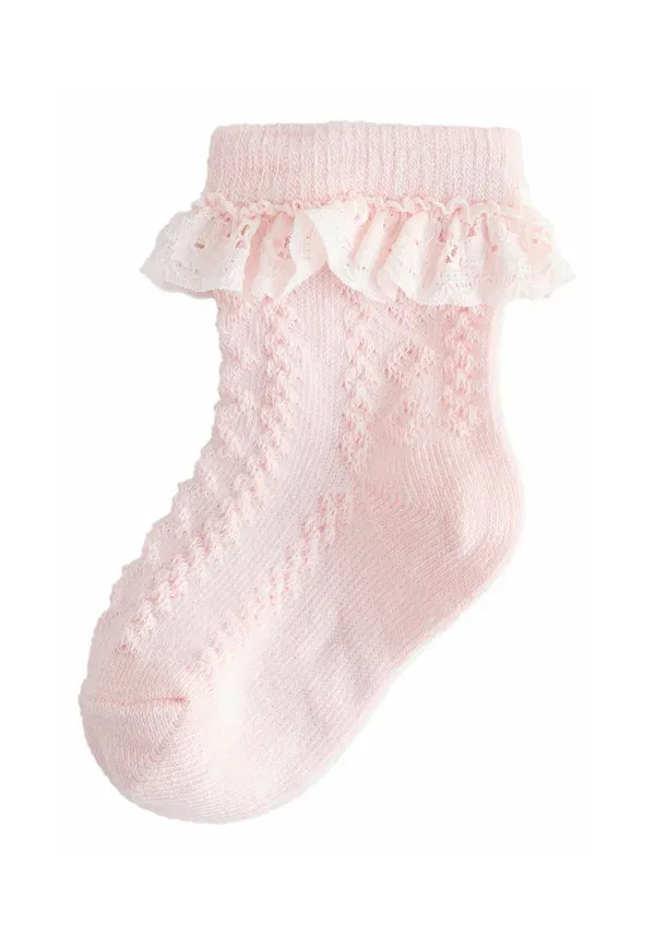 Носки из хлопка 7 pack regular fit Next Pink, White, белый/розовый — фото 3