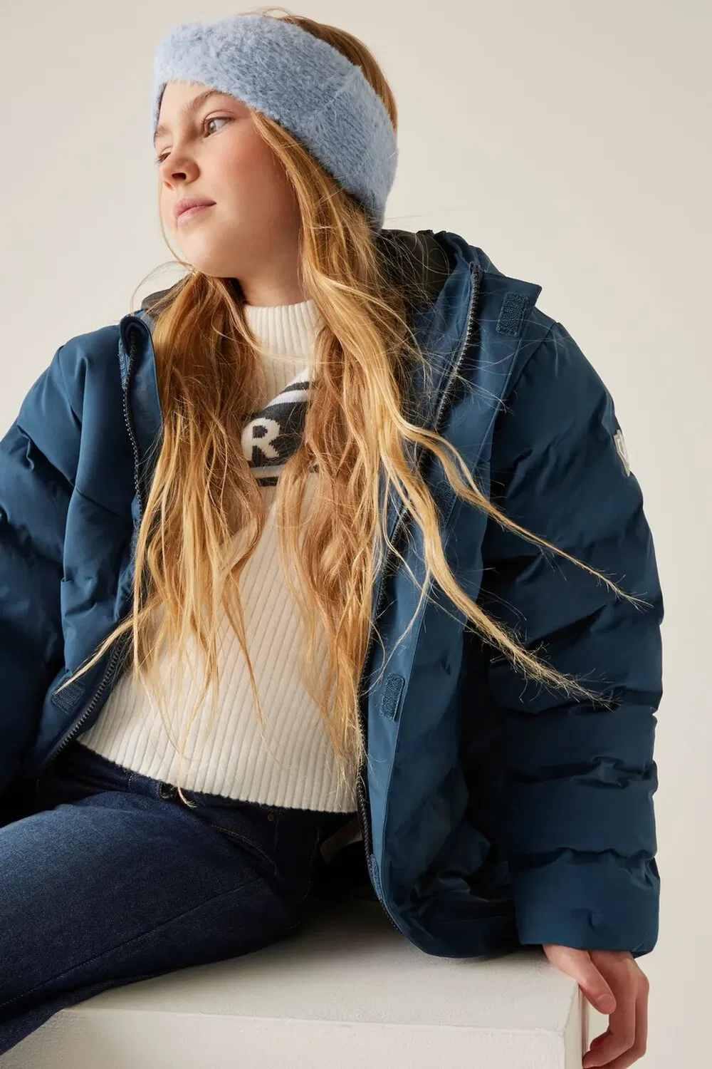 Детская водонепроницаемая утепленная куртка с капюшоном Wander Dare 2B, Blue — фото 4
