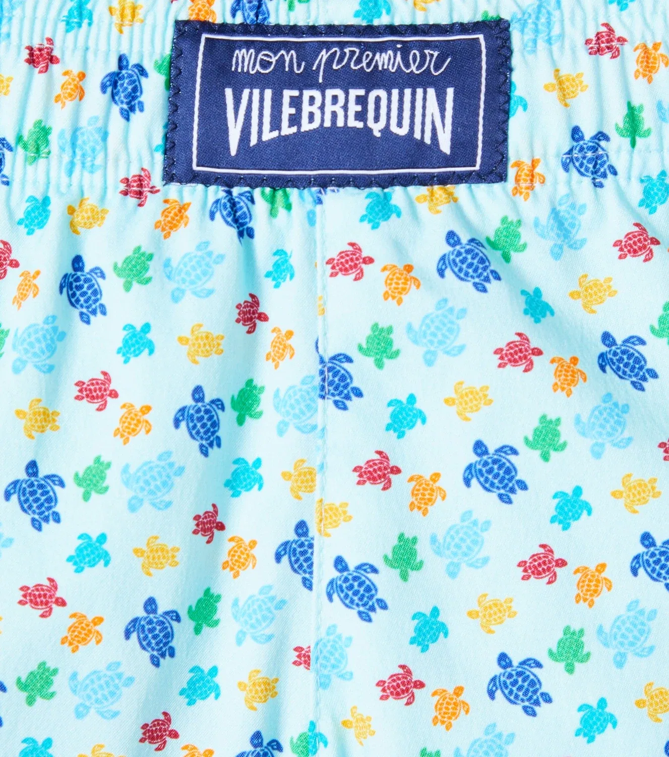 Купальные шорты с поясом на кулиске Vilebrequin Kids, голубой — фото 3