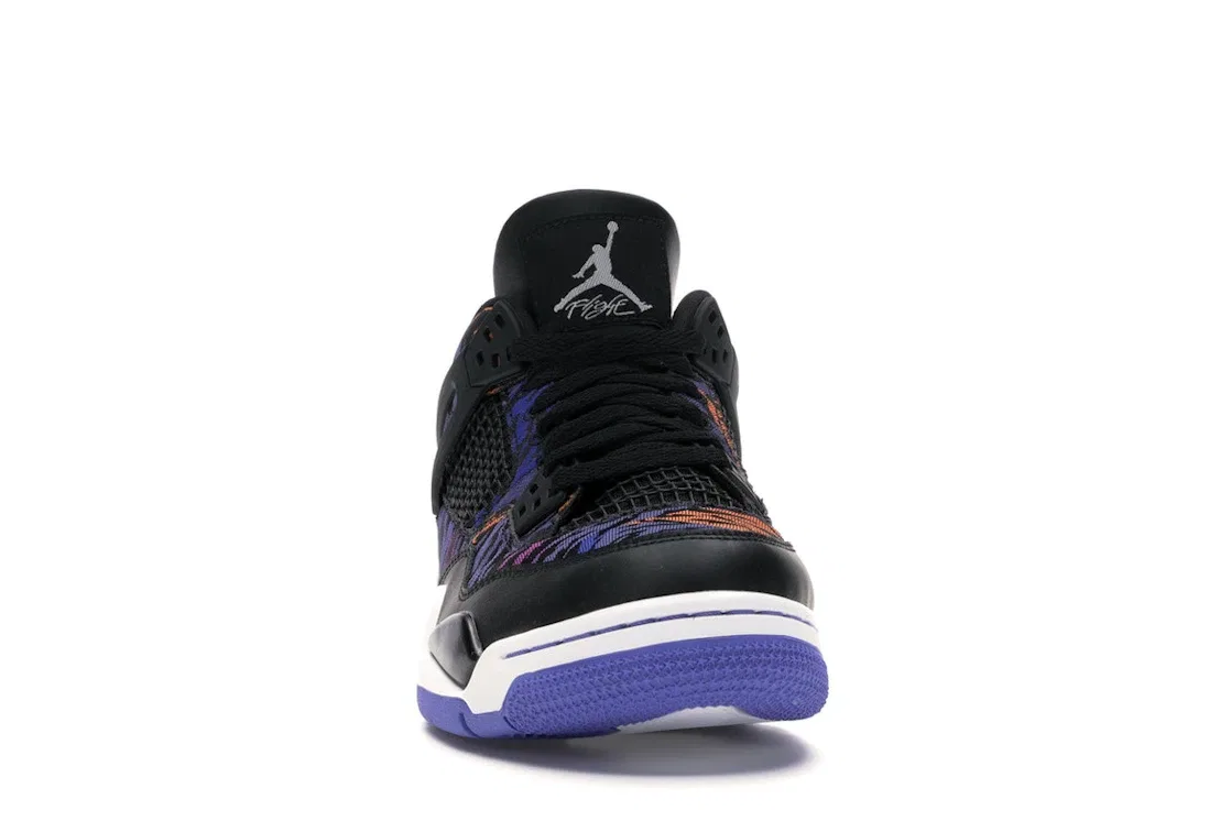 Детские кроссовки Lifestyle с моделью Jordan 4 Retro Jordan, Black/White-Rush Violet — фото 2