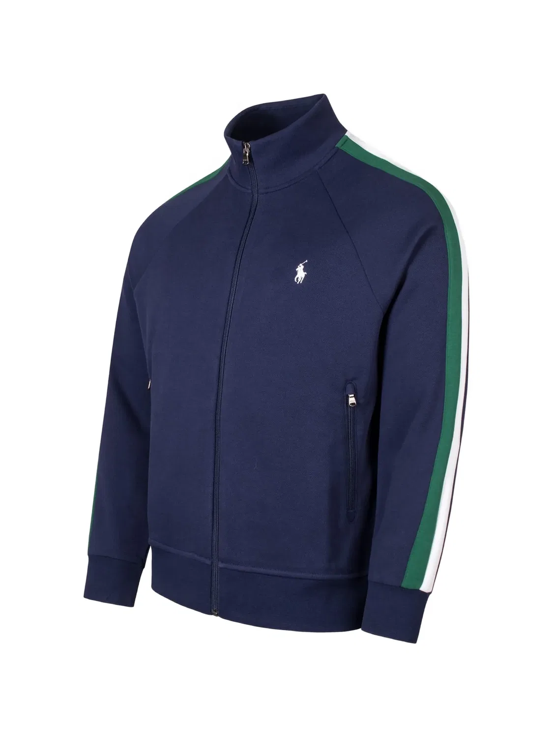 Polo Ralph Lauren Спортивная куртка с вышитым логотипом, синий — фото 4