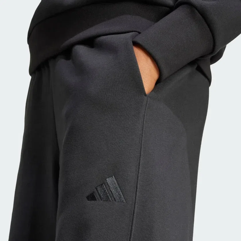 Женские брюки adidas ALL SZN из футера свободного кроя с широкими штанинами, Crystal Linen — фото 4