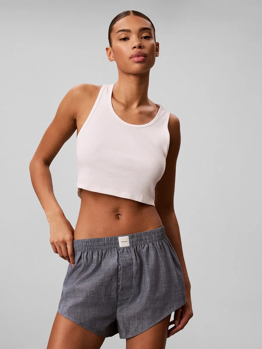 Пижамные штаны Calvin Klein синего цвета — фото 2