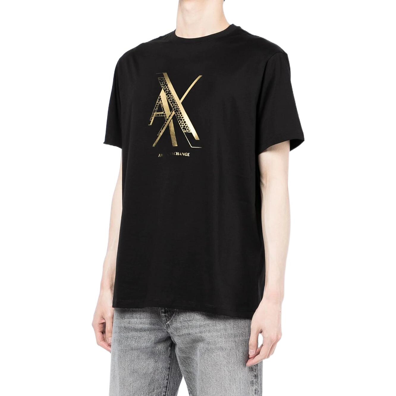 ARMANI EXCHANGE Мужская футболка, цвет Black — фото 3