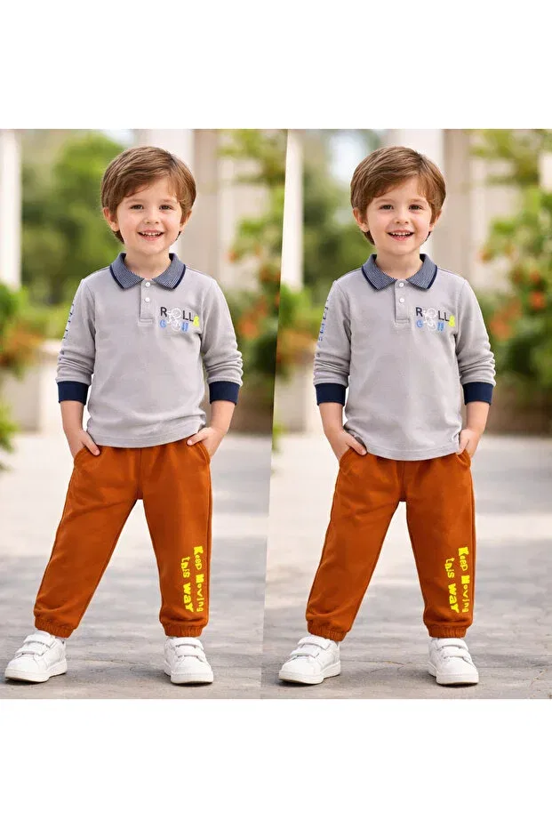 Детский комплект для мальчиков с принтом Colorful Printed 1st Edition Quality Cotton Baby Boy Set Vinezza, Multicolor