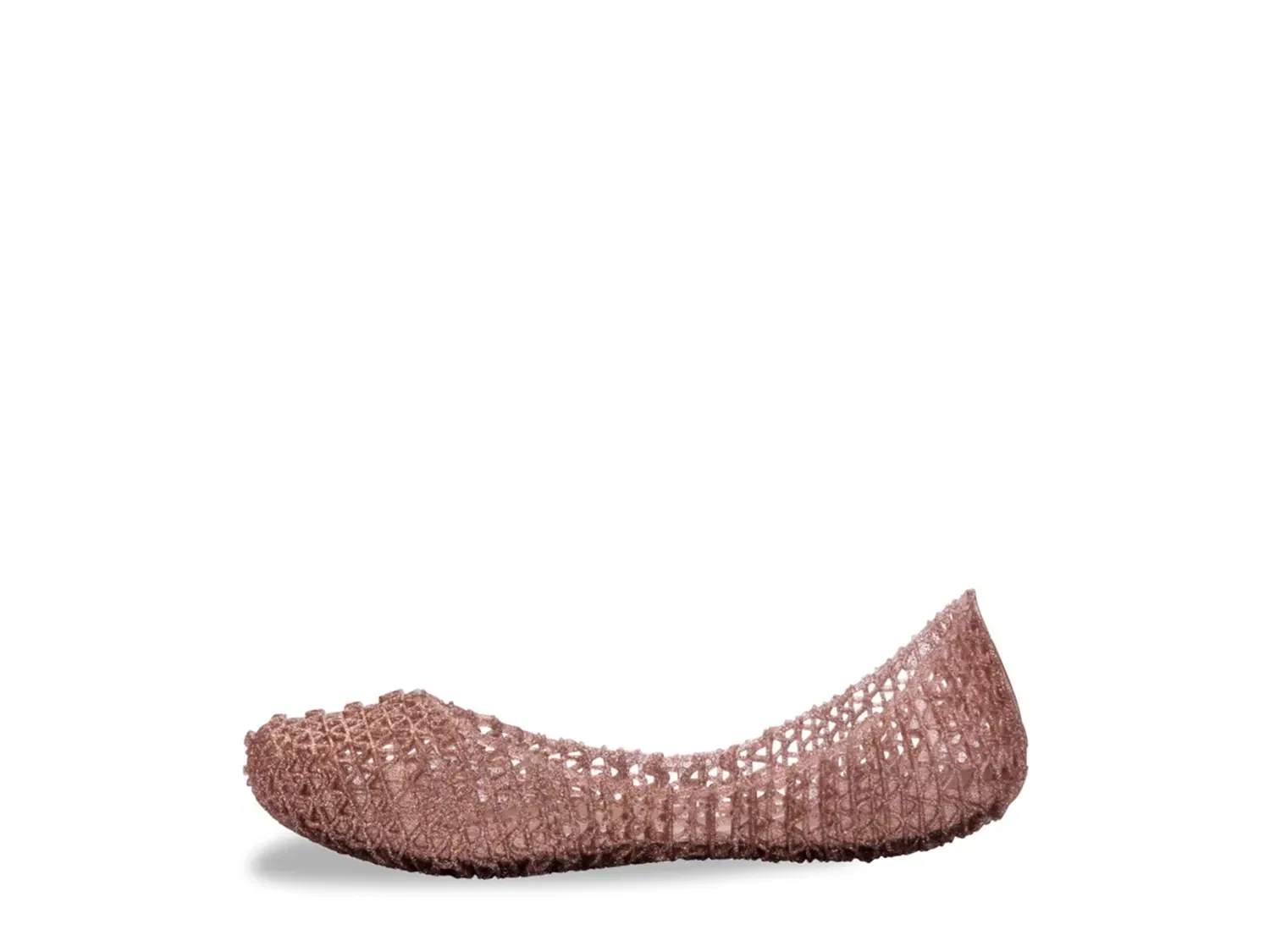 Балетки Melissa Papel Jelly Flat, Mini, розовое золото — фото 2