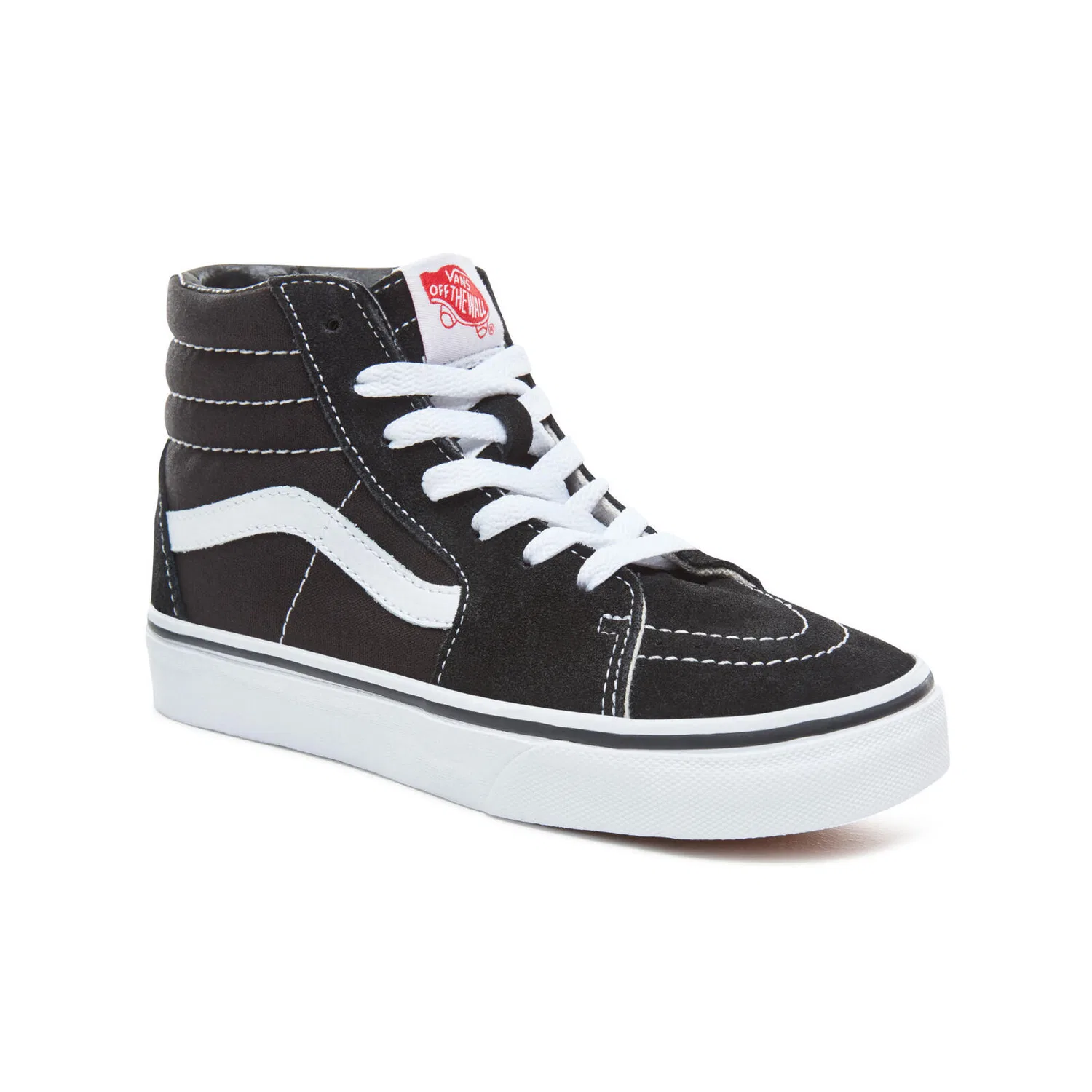 Детские кроссовки на шнуровке Sk8-Hi Vans, Schwarz — фото 2