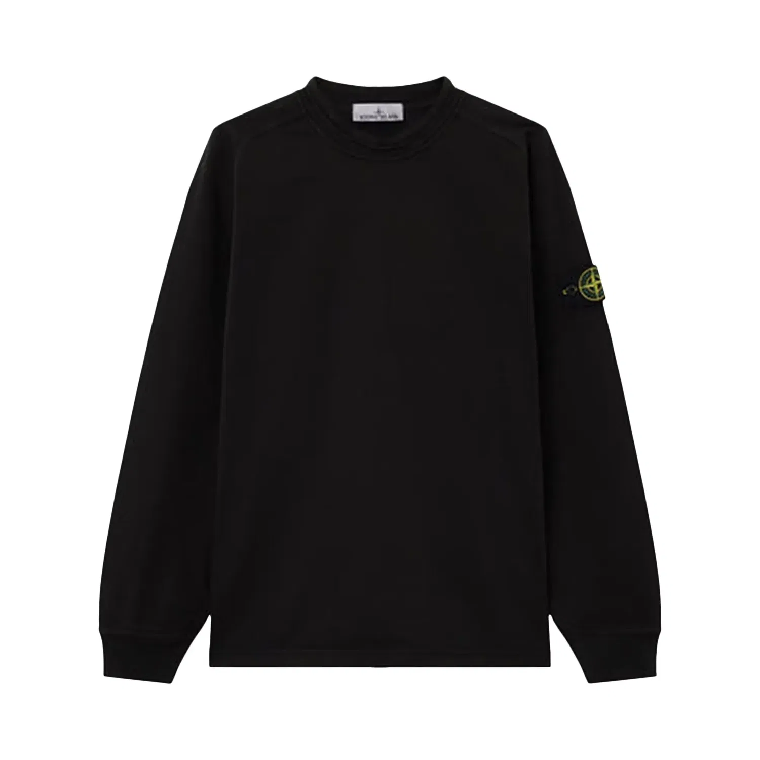 Толстовка Stone Island из органического хлопкового флиса, черный