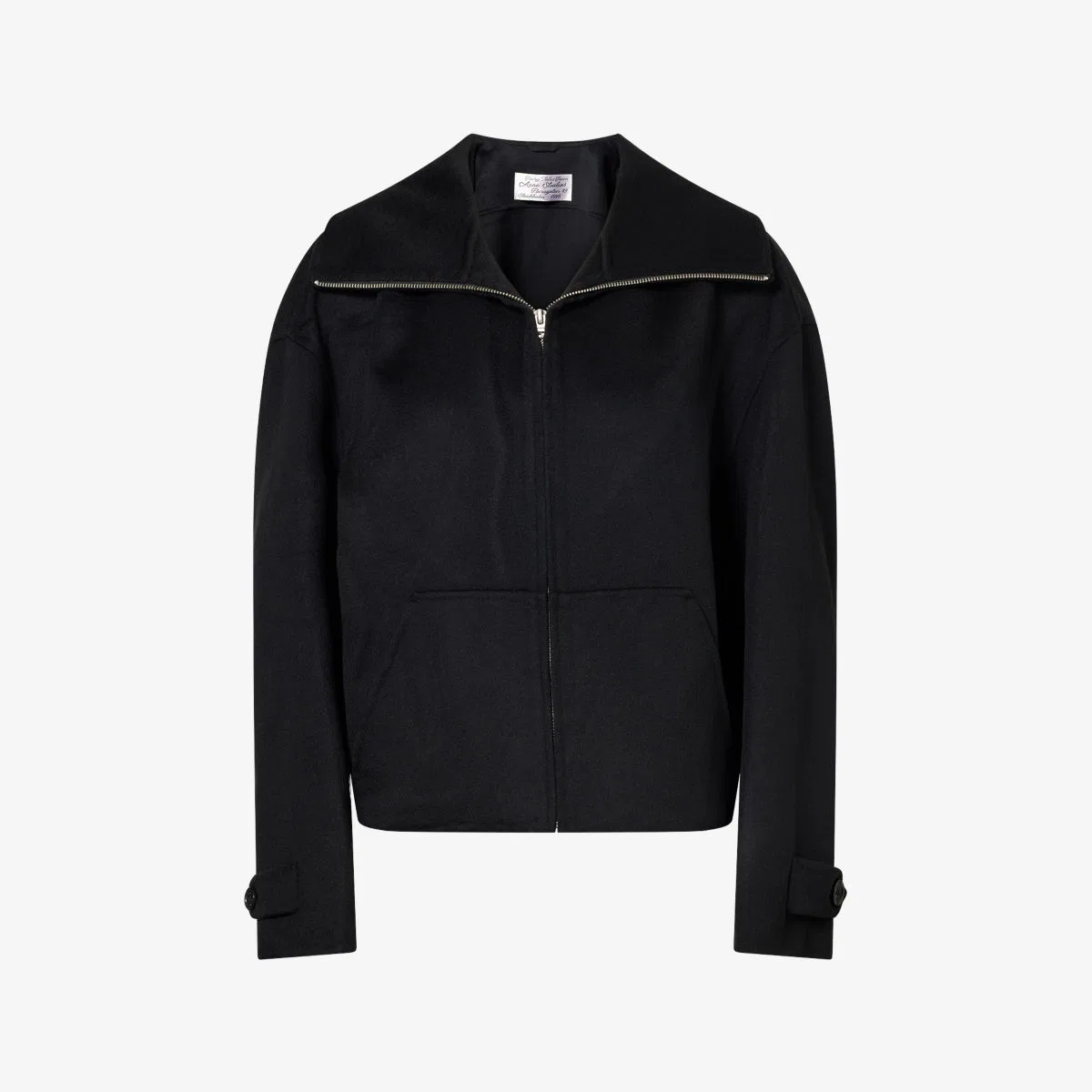 Куртка Olemmy из шерстяной смеси Acne Studios, черный