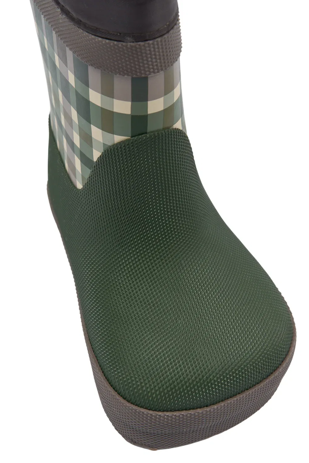 Зимние резиновые сапоги - босиком - резиновые сапоги Mikk-Line, Check Aop Green Checkered — фото 4