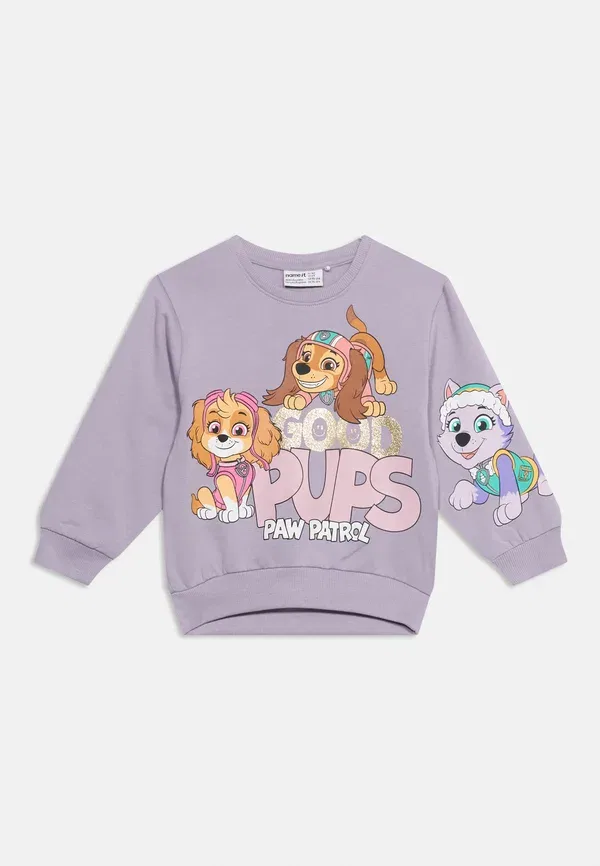 Свитшот с принтом Paw Patrol Name It, Lavender Gray, серый — фото 3