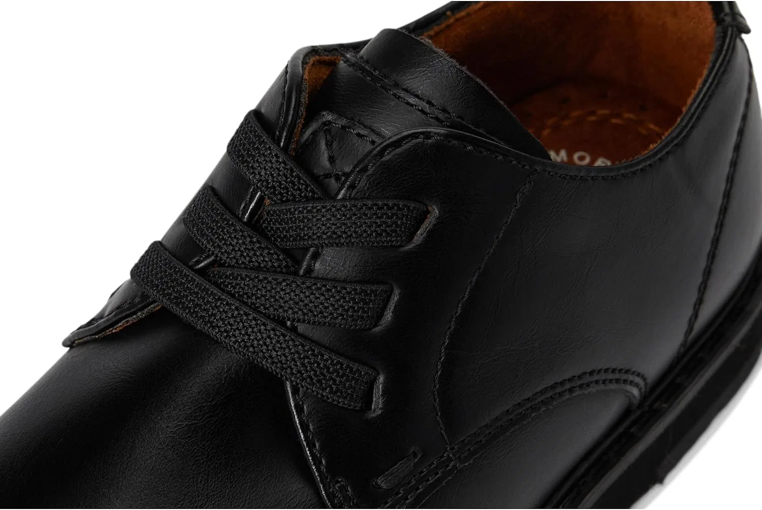 Детские оксфорды с закрытым носком Vibe Florsheim, Black Smooth — фото 2