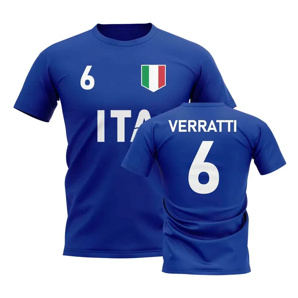 Футболка детская Marco Verratti Country Code Hero Italy, темно-синий