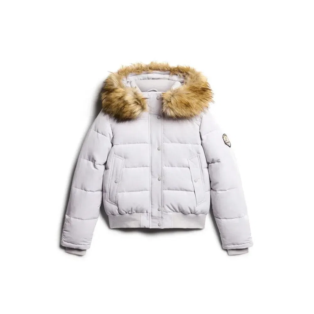 Женская утепленная куртка с капюшоном Everest Superdry, Grau