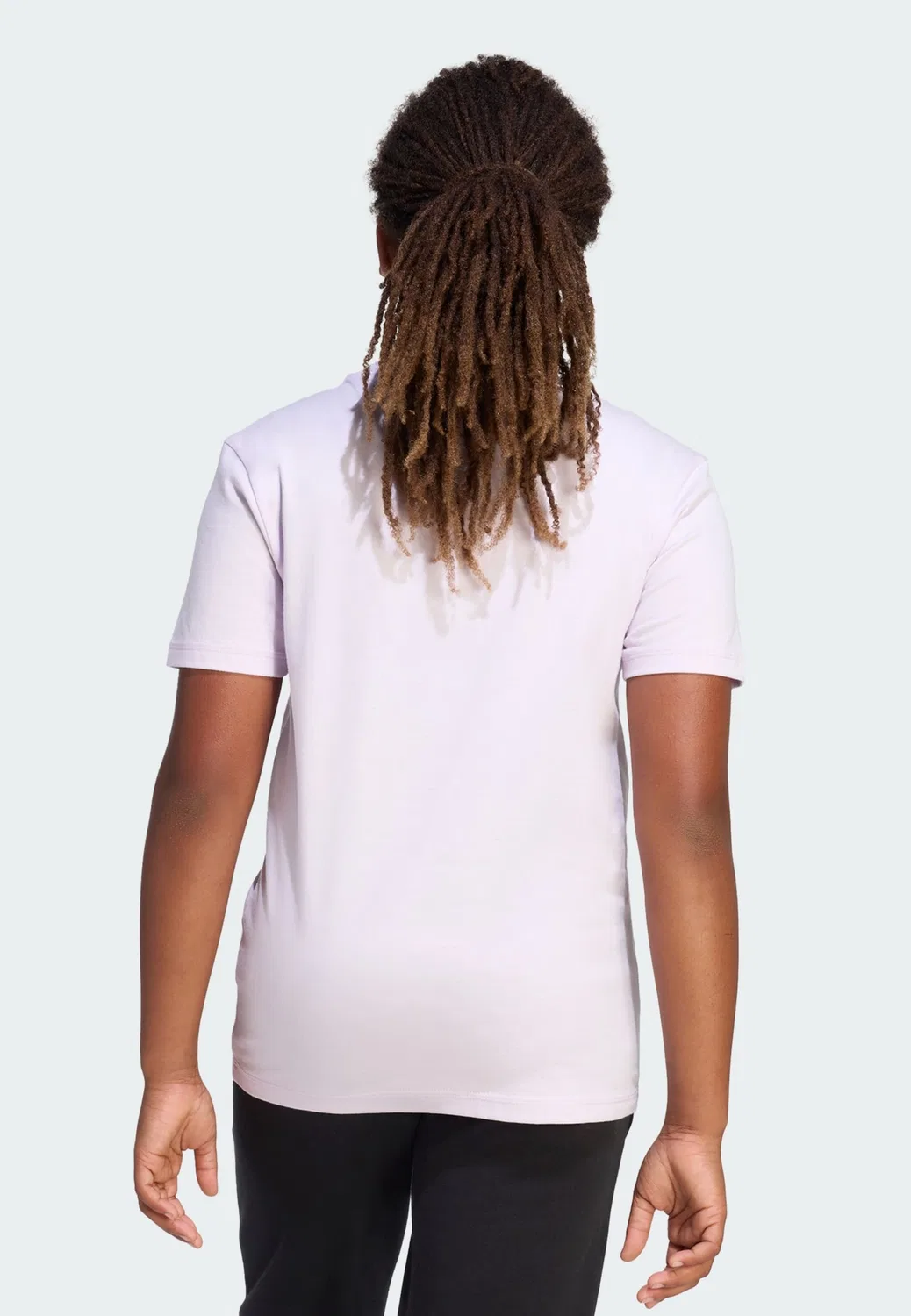 Спортивная футболка Adidas Sportswear Performance Shirt Essentials сливового цвета — фото 3