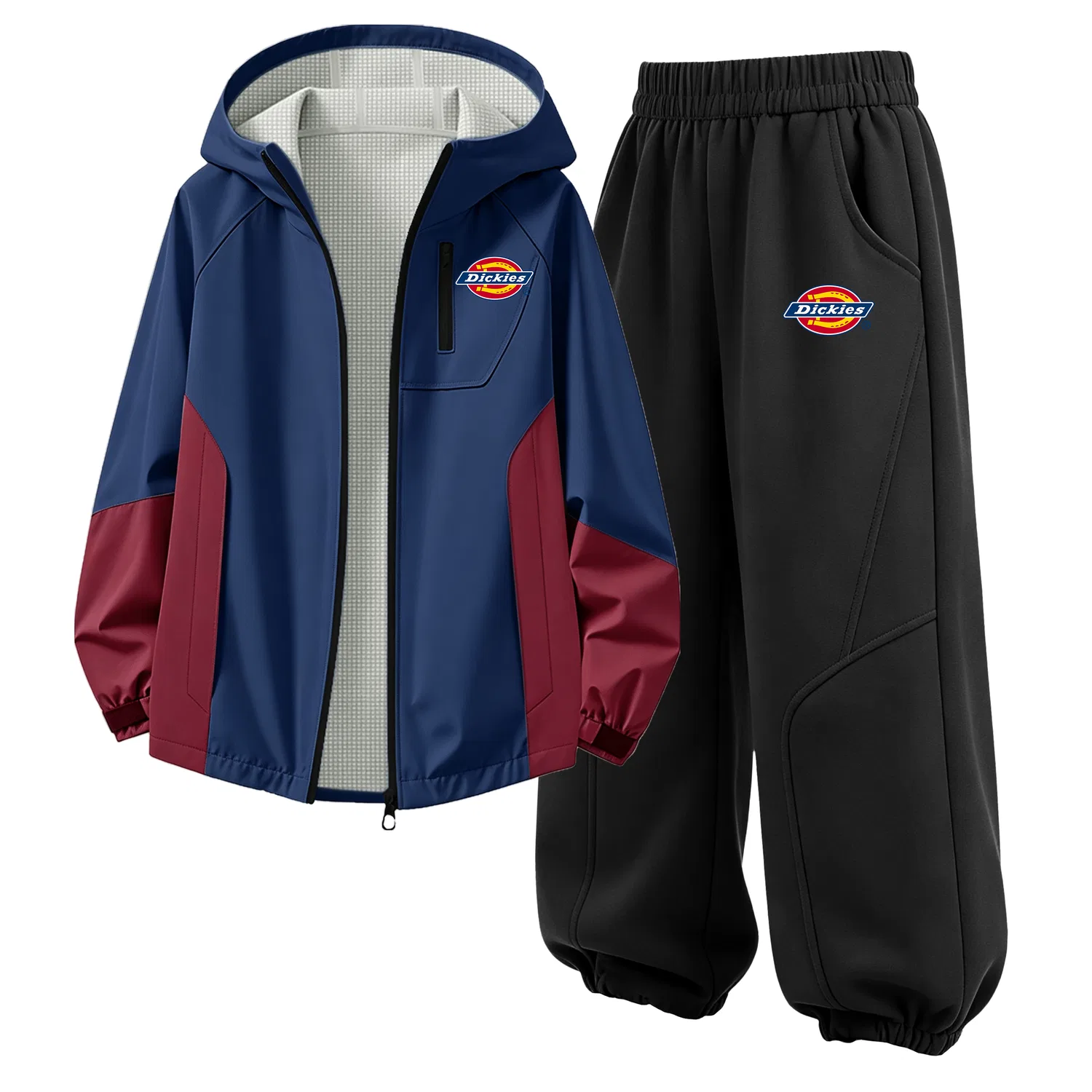 Детский спортивный комплект с капюшоном Dickies, Silicone Standard K Night Navigation Blue/Silicone Standard K Ore Blue — фото 4