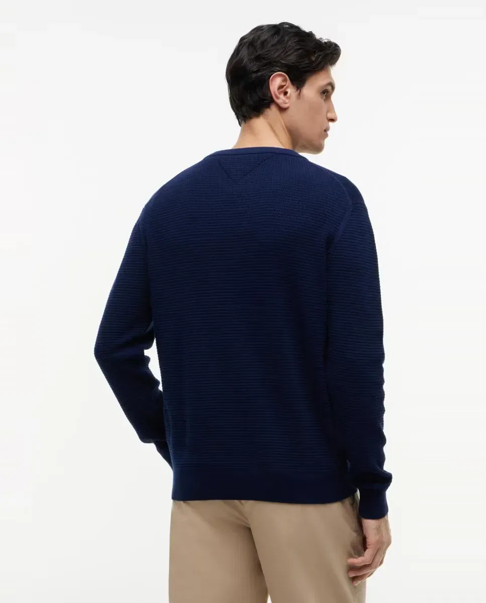 Мужской джемпер из органического хлопка Tommy Hilfiger, Azul Marino — фото 2