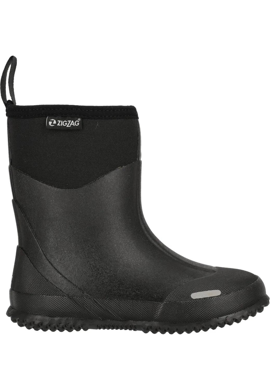 Детские сапоги резиновые с неопреном Gummistiefel Neopren Rubber Boot Zigzag, Schwarz — фото 3