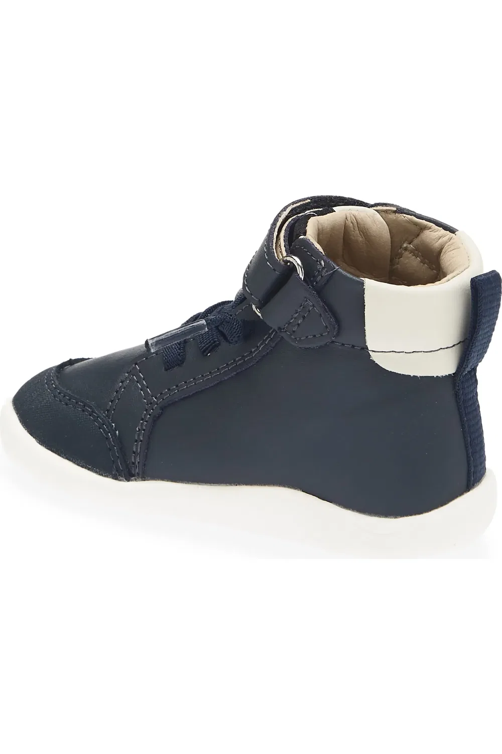 Детские кроссовки на высокой подошве Boss OLD SOLES, Navy/Tan/Sporco — фото 2