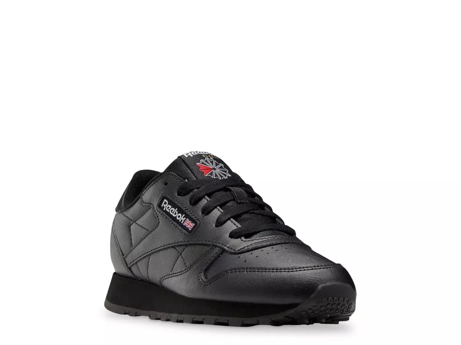 Кроссовки Classic Leather, Reebok, черный