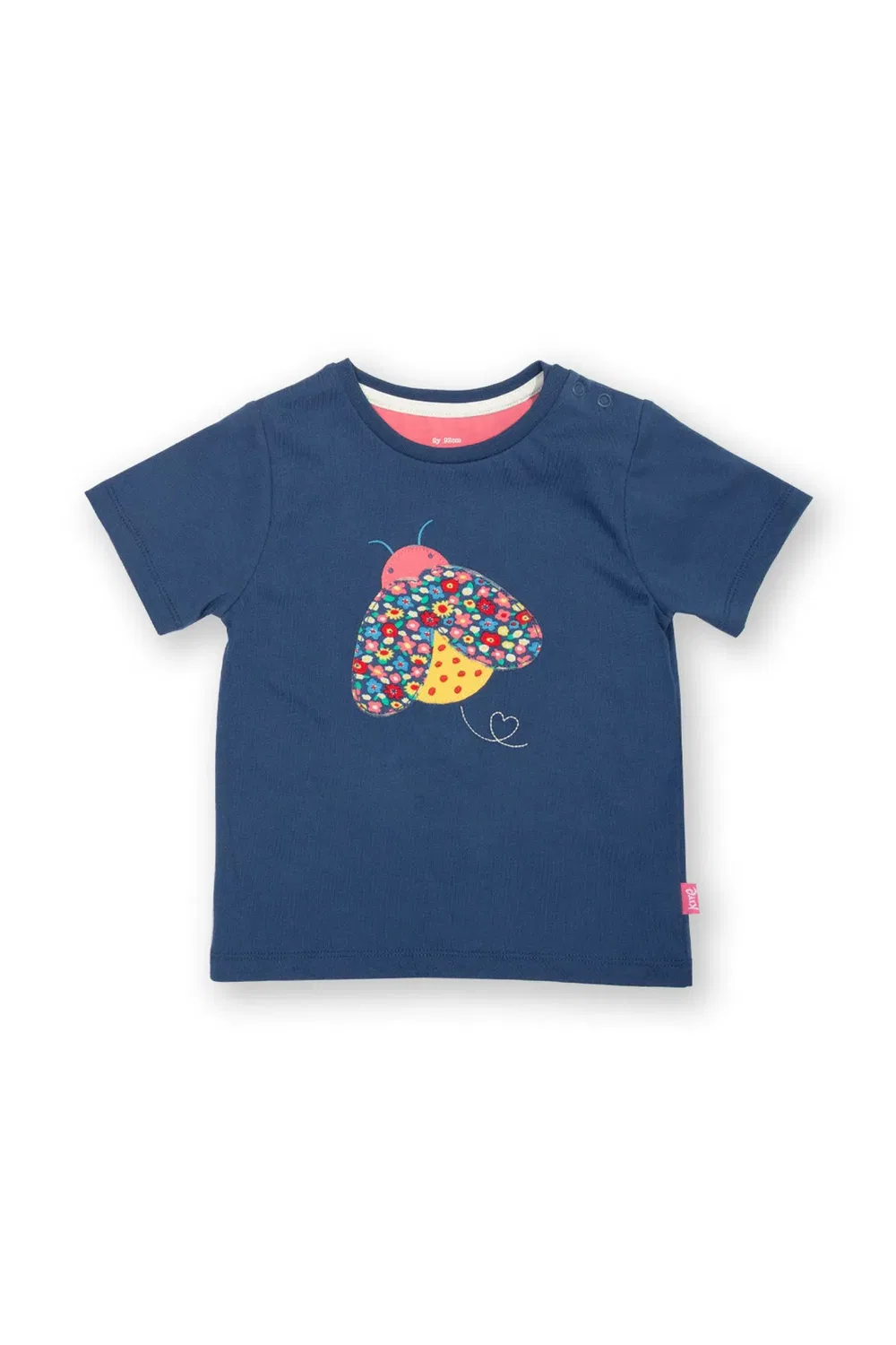 Детская футболка с принтом Bug Love Kite, Navy