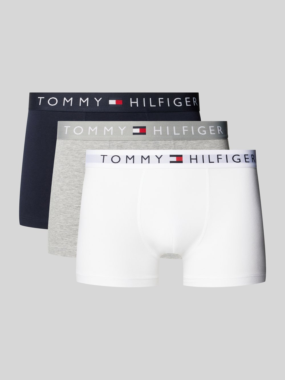

Боксеры с эластичным поясом и этикеткой в ​​упаковке 3 шт Tommy Hilfiger