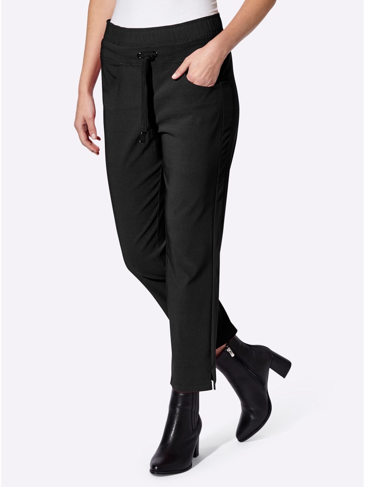 

Тканевые брюки Heine, черный