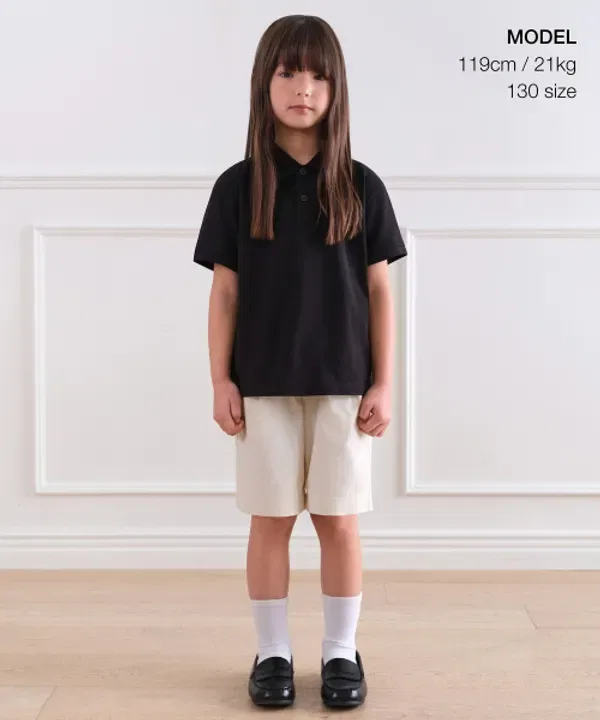 Шорты чинос широкие, Musinsa Standard Kids, кремовый — фото 2