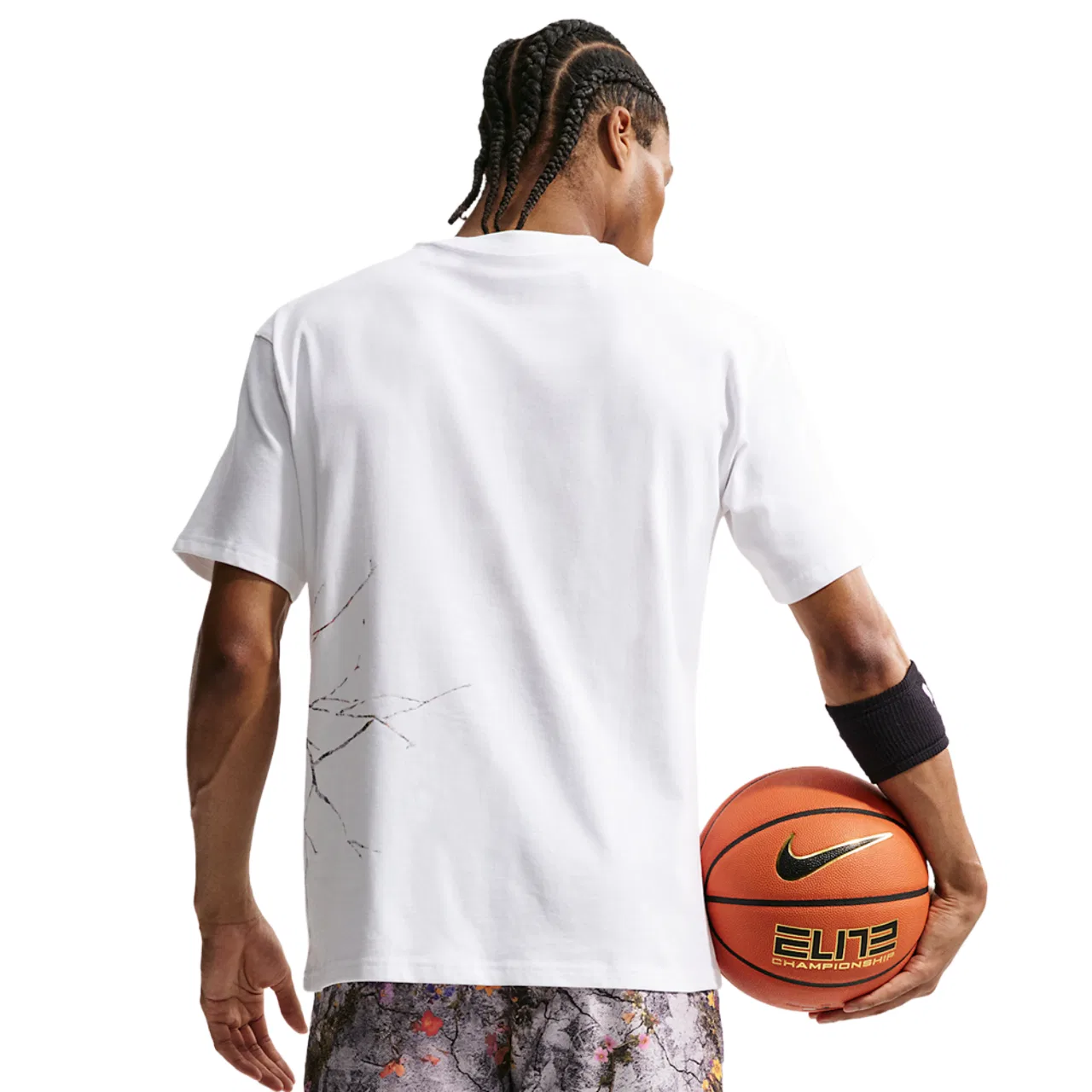 Мужская футболка свободного кроя LSE OC Concrete Ball Nike, White/Wheat — фото 2