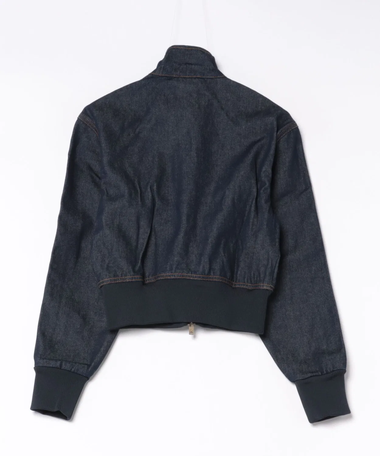 Женская куртка из денима с молнией Firebird Denim Tracktop Adidas, Blue — фото 2