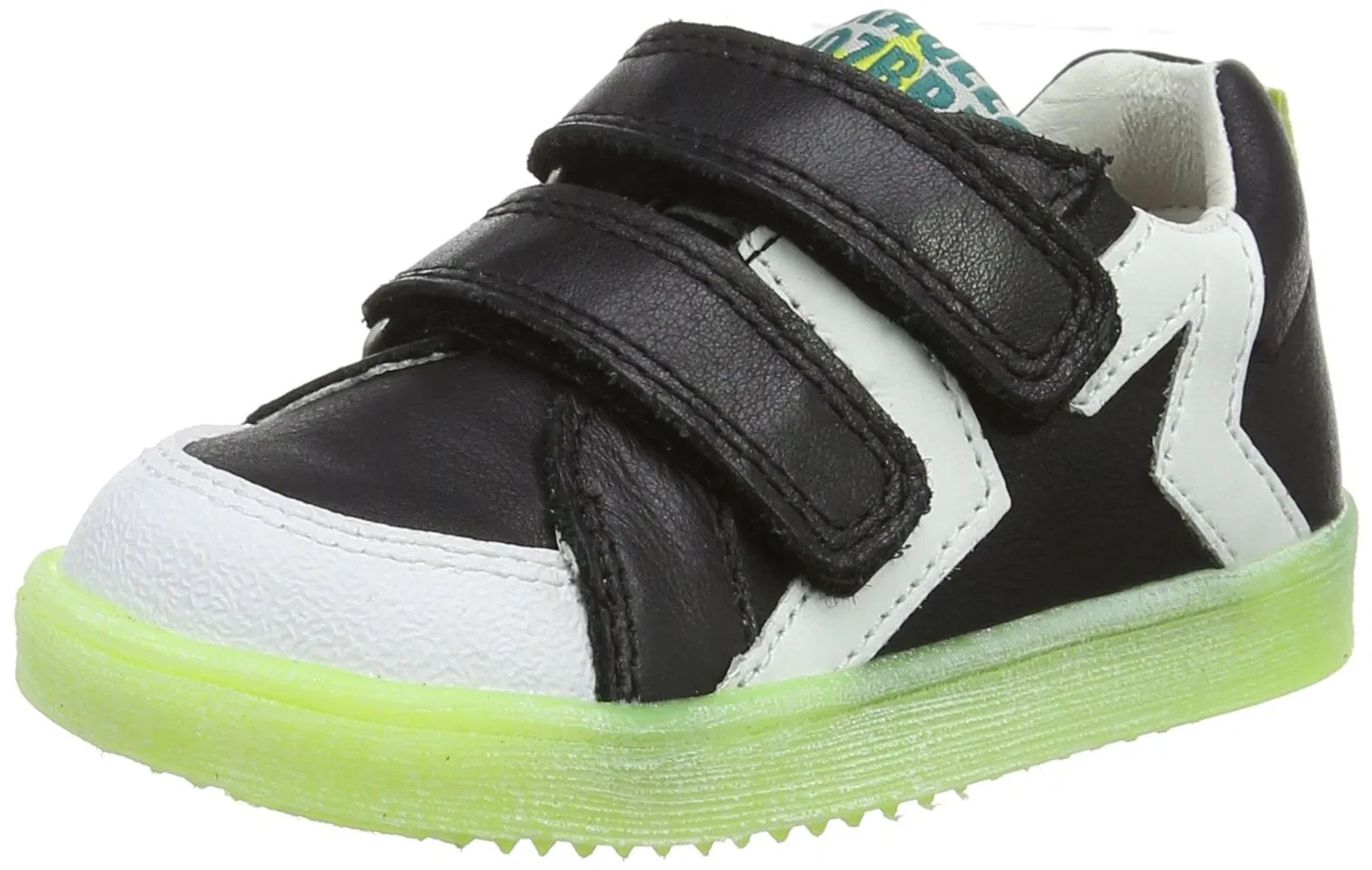 Детские кроссовки для мальчиков с липучкой Matt Maan Braqeez, Nero Black