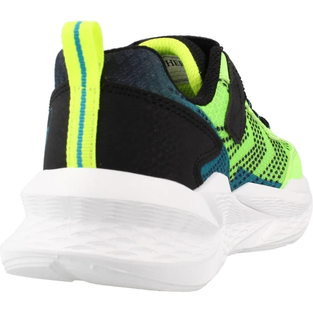 Детские кроссовки со светящейся подошвой Skechers Meteor-Lights 2.0, Grun — фото 3
